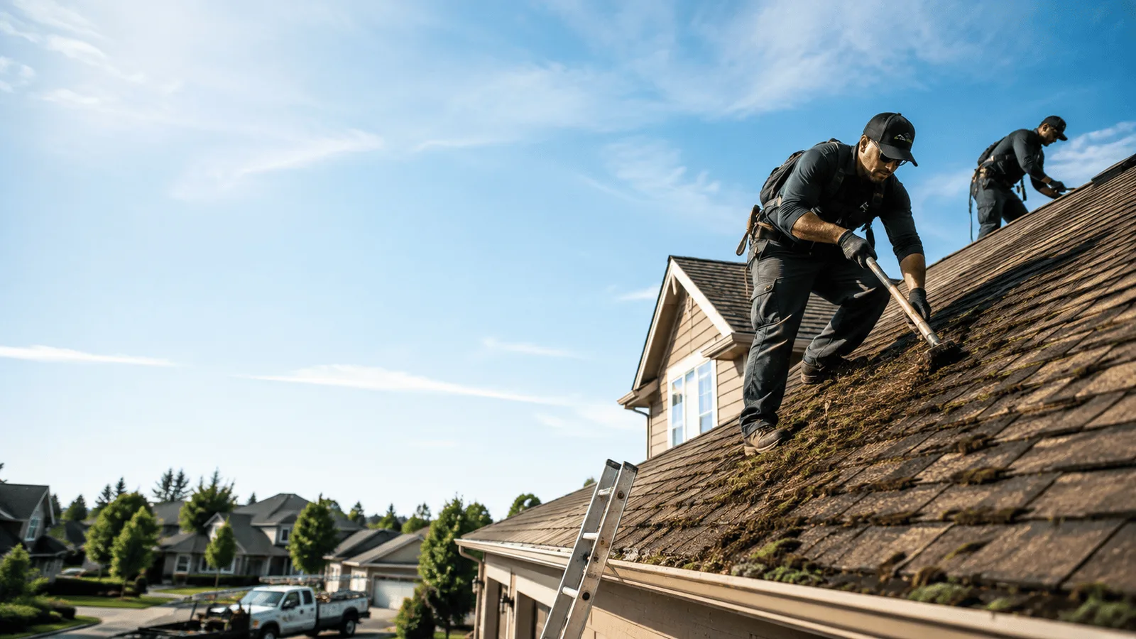 Roof Moss Removal in Oneida, IL near me